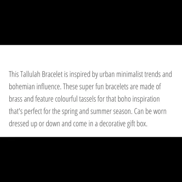 💥2/$25 Shiraleah Tallulah bracelet - white - Picture 2 of 2